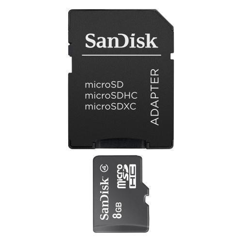 картинка Карта памяти с адаптером SanDisk MicroSDHC 8 ГБ
