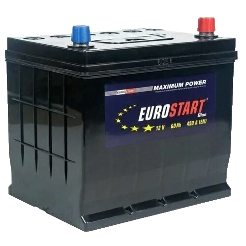 картинка Аккумуляторная батарея EUROSTART Blue ASIA EB600JSU 60 Ah 420A о.п  (230x170x225)