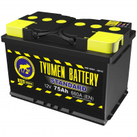 Аккумулятор TYUMEN BATTERY STANDARD 6CT-75L 660А о.п. 278х175х190