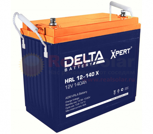 картинка Аккумуляторная батарея Delta HRL 12-140 X (12V / 140Ah)