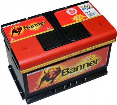 картинка Автомобильный аккумулятор Banner Power Bull P72 09 278х175х175