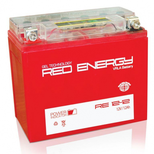 картинка Аккумулятор Red Energy DS 1212 (YTX14-BS, YTX12-BS) 