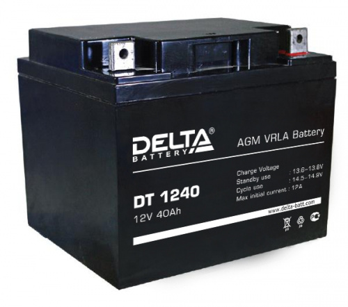 картинка Аккумулятор Delta DT 1240 (12 вольт 40 а.ч)
