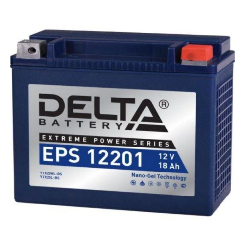 картинка Аккумулятор DELTA Battery EPS 12201 12В / 18А·ч 175x87x155 (YTX20L-BS)