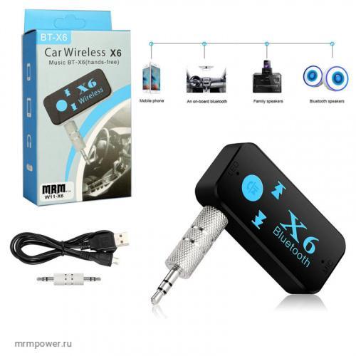 картинка Адаптер AUX Bluetooth W11-X6