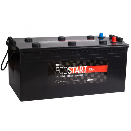 картинка Грузовой аккумулятор ECOSTART 225 А.ч Обратная полярность