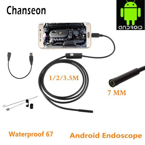 картинка Камера эндоскоп для Андроид (OTG Micro USB), 5м, Android/PC