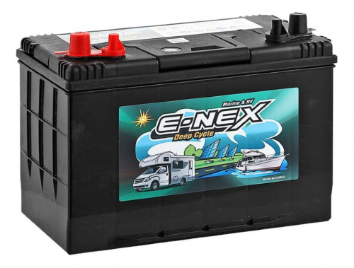 картинка Аккумулятор лодочный ATLAS E-NEX MARINE XDC27MF, 90 A.ч 600A (306x175x225)