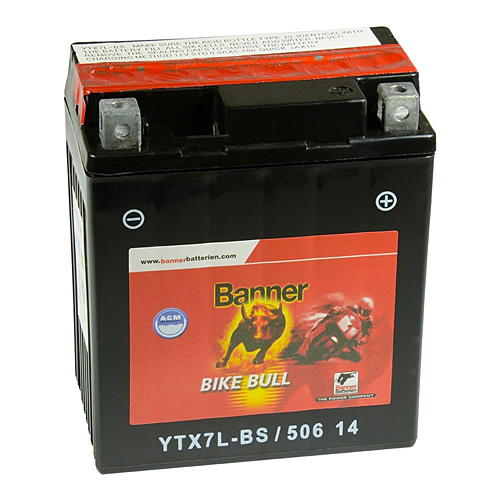 картинка Аккумулятор Banner Bike Bull AGM YTX7L-BS