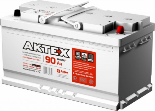 картинка Автомобильный аккумулятор Aktex Classic 100 А.ч Обратная полярность.