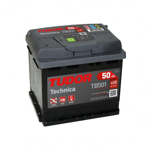 картинка Автомобильный аккумулятор TUDOR Technica 50 А/ч TB501 Прямая полярность