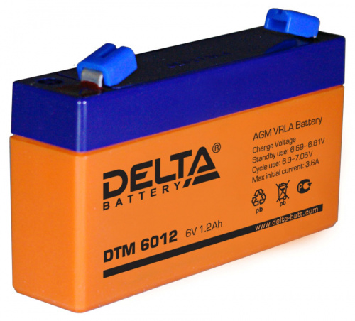 картинка Аккумулятор Delta DTM 6012