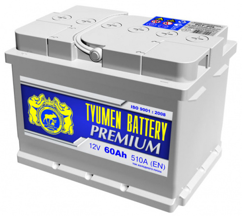 картинка Аккумулятор Tyumen Battery Premium 61 А.ч 540A п.п (242x175x175) 