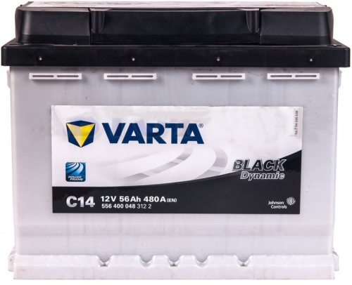 картинка Автомобильный аккумулятор VARTA Black Dynamic C14 56 А.ч Обратная полярность