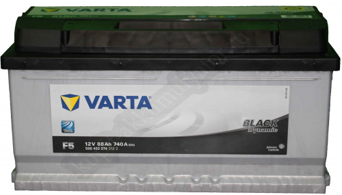 картинка Автомобильный аккумулятор VARTA Black Dynamic F5  88 А.ч Обратная полярность, низкий