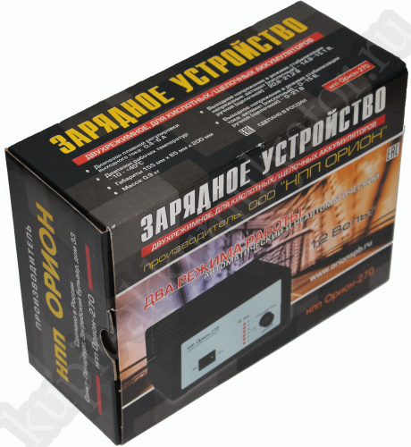 картинка Зарядное устройство Орион PW270 6А, 12В
