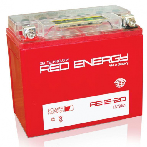 картинка Аккумулятор Red Energy DS 1220 (Y50-N18L-A3, YTX24HL-BS, YTX24HL)