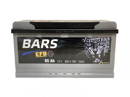 картинка Аккумулятор BARS EFB 95 А.ч Обратная полярность
