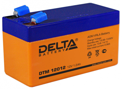 картинка Аккумуляторная батарея DELTA Battery DTM 12012 1.2 А·ч