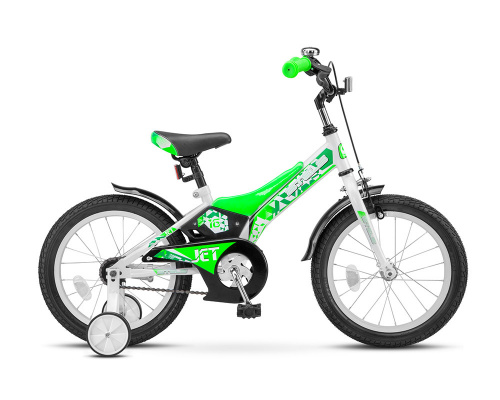 картинка Велосипед 16" STELS Jet (9" Белый/салатовый)