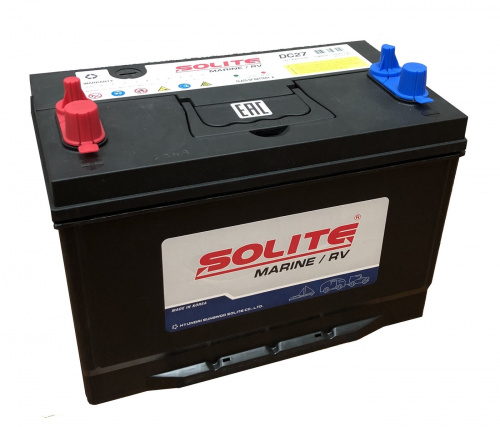 картинка Лодочный аккумулятор Solite Marine DC27 (90 Ah 640A 306x173x225) 