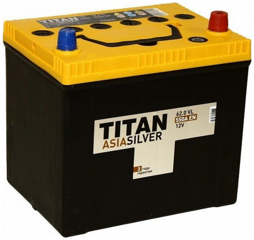 картинка Аккумулятор TITAN CLASSIC ASIA D23L, 60 А.ч, 510А (Обратная полярность)