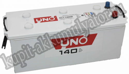 картинка Грузовой аккумулятор UNO 140 А.ч Обратная полярность