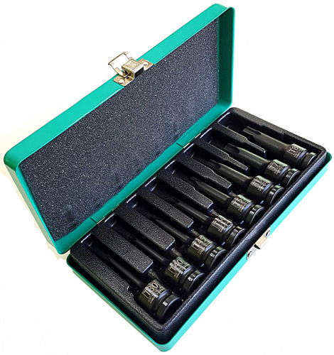 картинка Набор ударных торцевых головок Torx 1/2", в кейсе, 8 шт. Stels (13999)