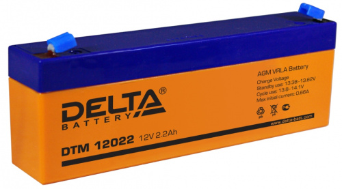 картинка Аккумуляторная батарея DELTA Battery DTM 12022 2.2 А·ч