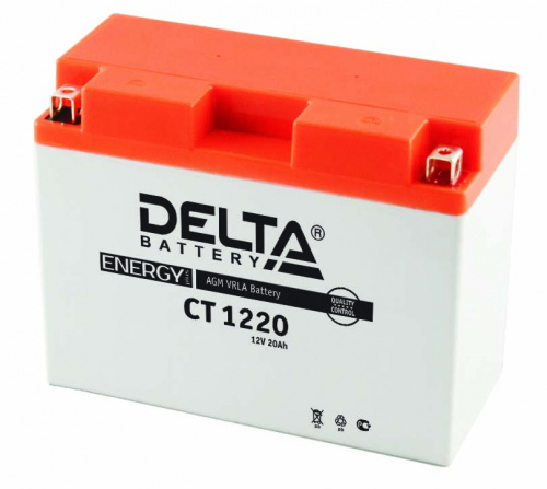 картинка Аккумулятор Delta CT 1220 (Y50-N18L-A3, YTX24HL-BS, YTX24HL)
