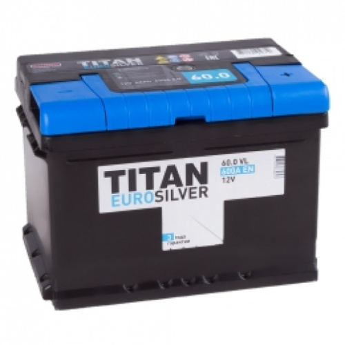 картинка Аккумулятор TITAN EUROSILVER 6CT-60.0 VL 242x175x175