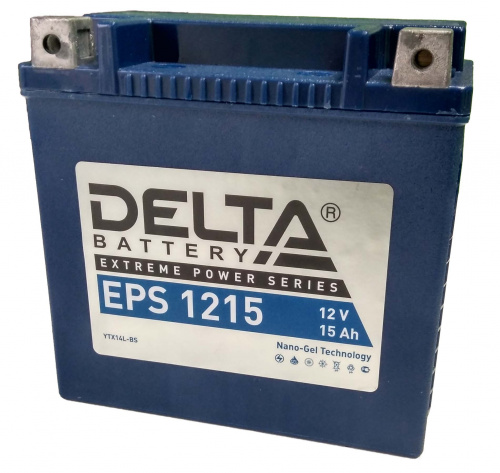 картинка Мото аккумулятор Delta EPS 1215 (YTX14L-BS) (12 Вольт 15 А.ч)