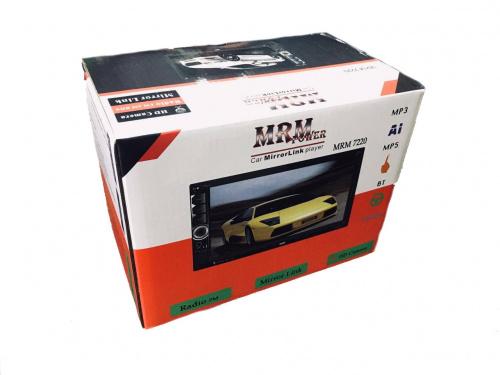 картинка Автомагнитола двухдиновая MRM 7220 сенсорный дисплей 7дюйм