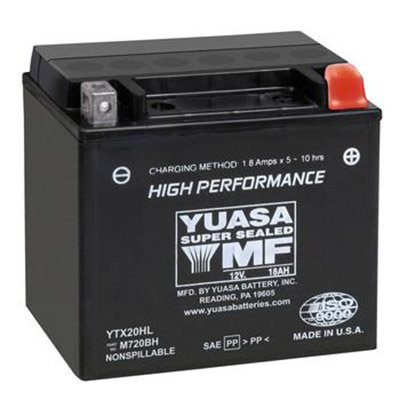 картинка Мото аккумулятор  YUASA YTX20A-BS (67060)