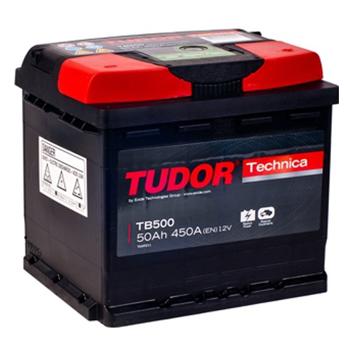 картинка Автомобильный аккумулятор TUDOR Technica 50 А/ч TB500 Обратная полярность
