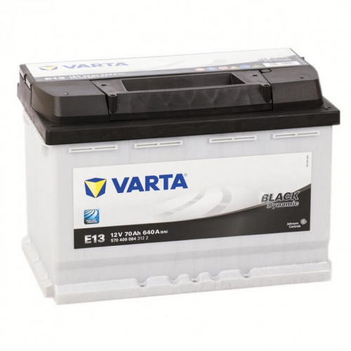 картинка Автомобильный аккумулятор VARTA Black Dynamic E13 70 А.ч Обратная полярность 