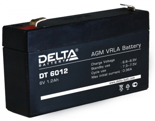 картинка Аккумулятор Delta DT 6012
