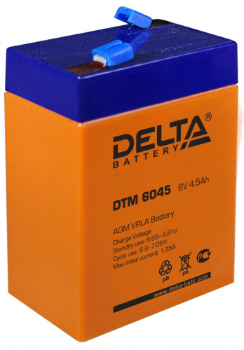картинка Аккумуляторная батарея DELTA Battery DTM 6045 4.5 А·ч