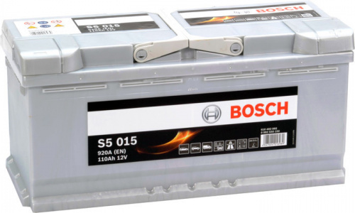 картинка Автомобильный аккумулятор Bosch S5 015 (0 092 S50 150) 110 А.ч Обратная полярность