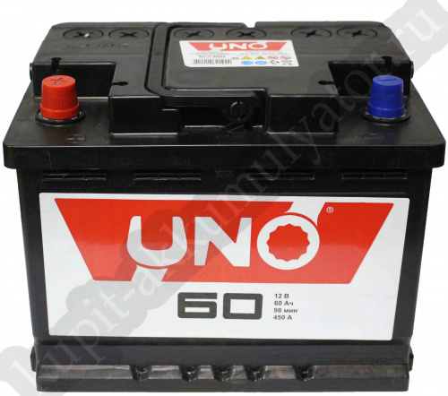 картинка Автомобильный аккумулятор UNO 60 А.ч Прямая полярность