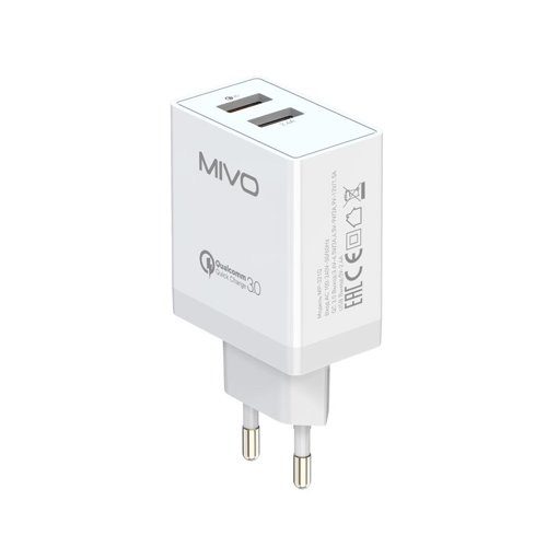 картинка Сетевое зарядное устройство Mivo MP-321Q