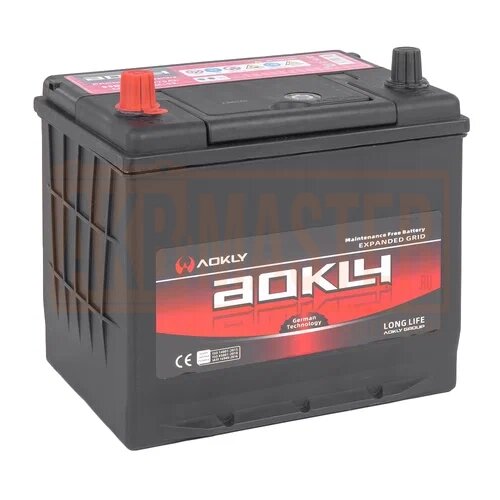 картинка Автомобильный аккумулятор AOKLY ASIA  95D26R 80 А.ч 640А п.п.  (260x175x225)