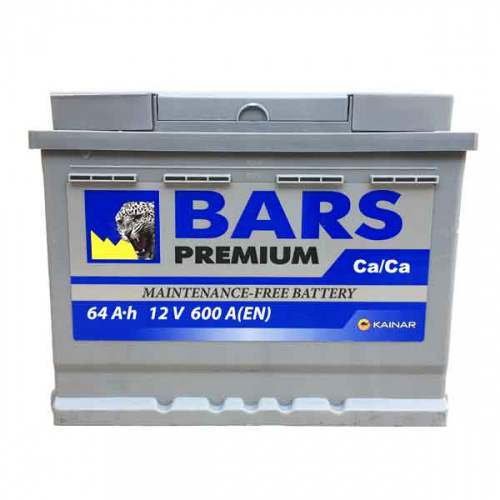 картинка Аккумулятор BARS Premium 6СТ-64 АПЗ п.п.