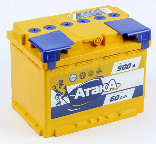 картинка Аккумулятор ATAKA 60 А.ч Обратная полярность