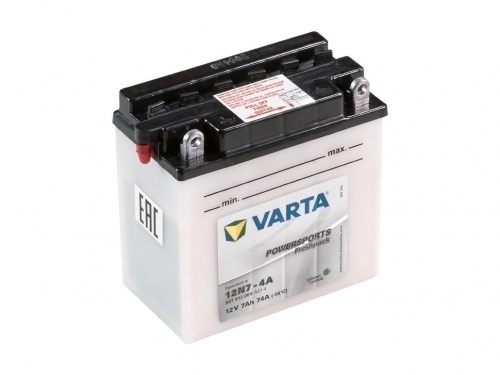 картинка Мото аккумулятор VARTA Powersports FP 507 013 007 12V 7Ah 74A (12N7-4A) 137х76х135