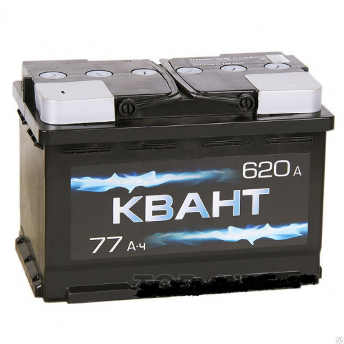 картинка Аккумулятор КВАНТ 77 A.ч Прямая полярность.