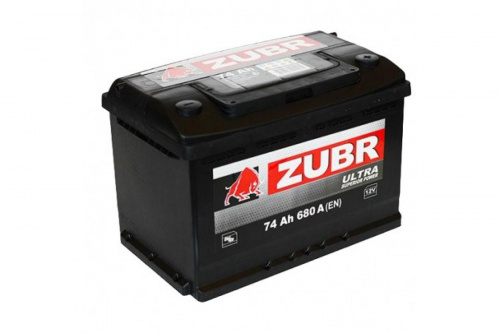 картинка Аккумулятор Zubr Ultra 75 А.ч 760А о.п. (278х175х190) ZU750