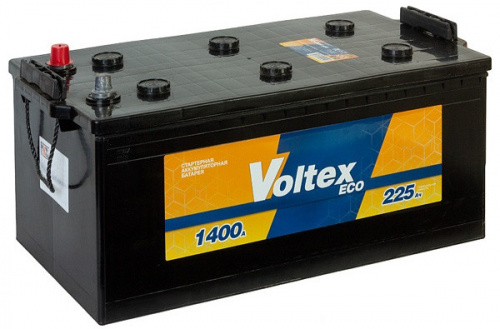 картинка Грузовой аккумулятор Voltex 225 А.ч 1400А (518х276х242)