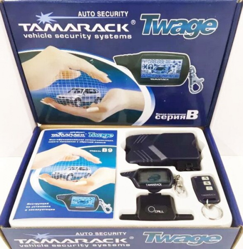 картинка Автосигнализация  (TAMARACK) Twage B9 с функцией удаленного запуска двигателя 