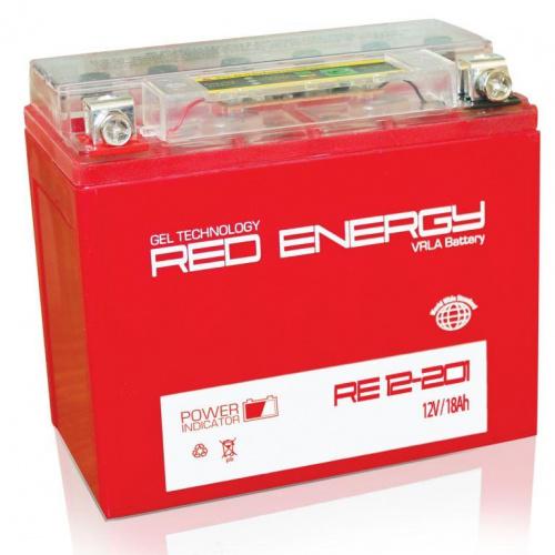 картинка Аккумулятор Red Energy DS 12201 (YTX20L-BS, YTX20HL-BS, YB16L-B,  YB18L-A)